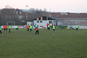 Training vor Meisterschaft